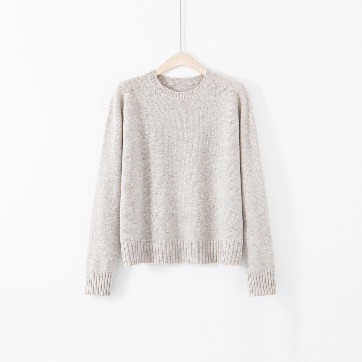 Crew-neck Long-sleeve Top Relaxed-fit Base Layer