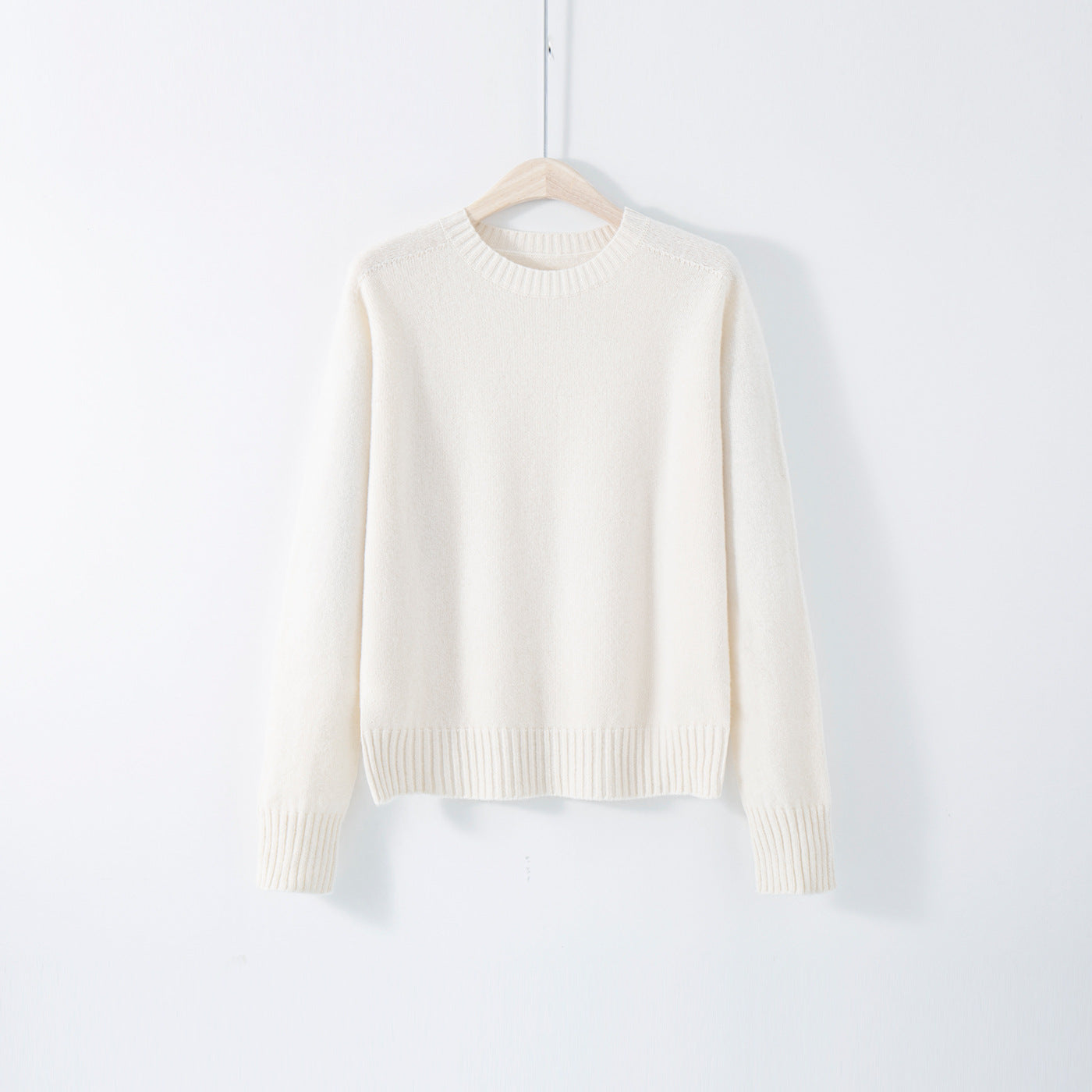 Crew-neck Long-sleeve Top Relaxed-fit Base Layer