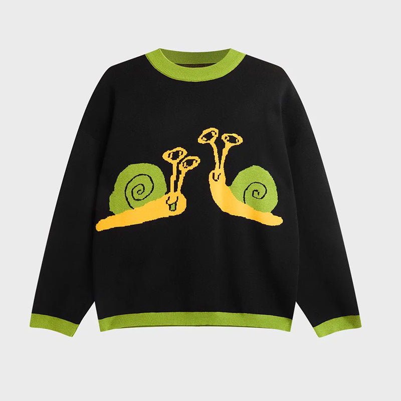 Autumn And Winter Round Neck Pullover Sweater