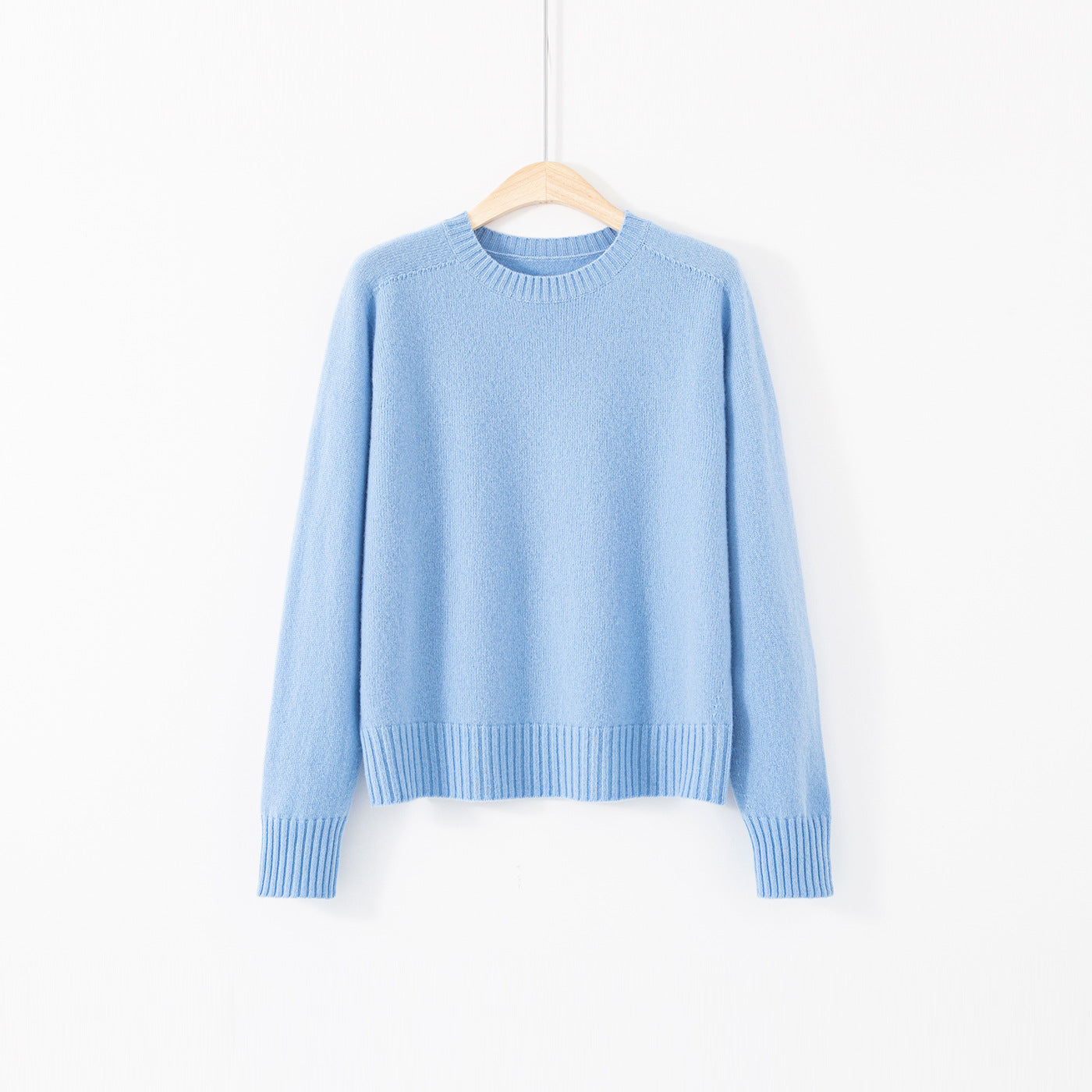 Crew-neck Long-sleeve Top Relaxed-fit Base Layer