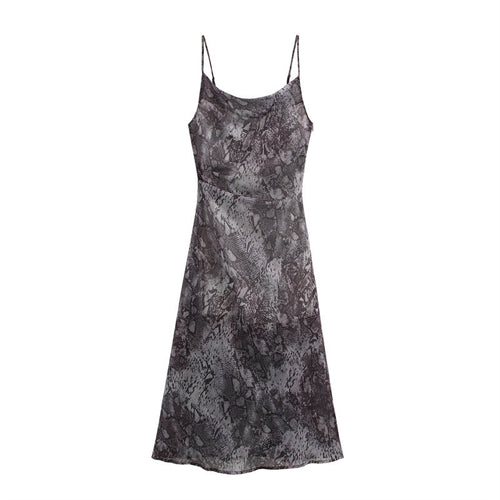 Animal Print French-Inspired Dress