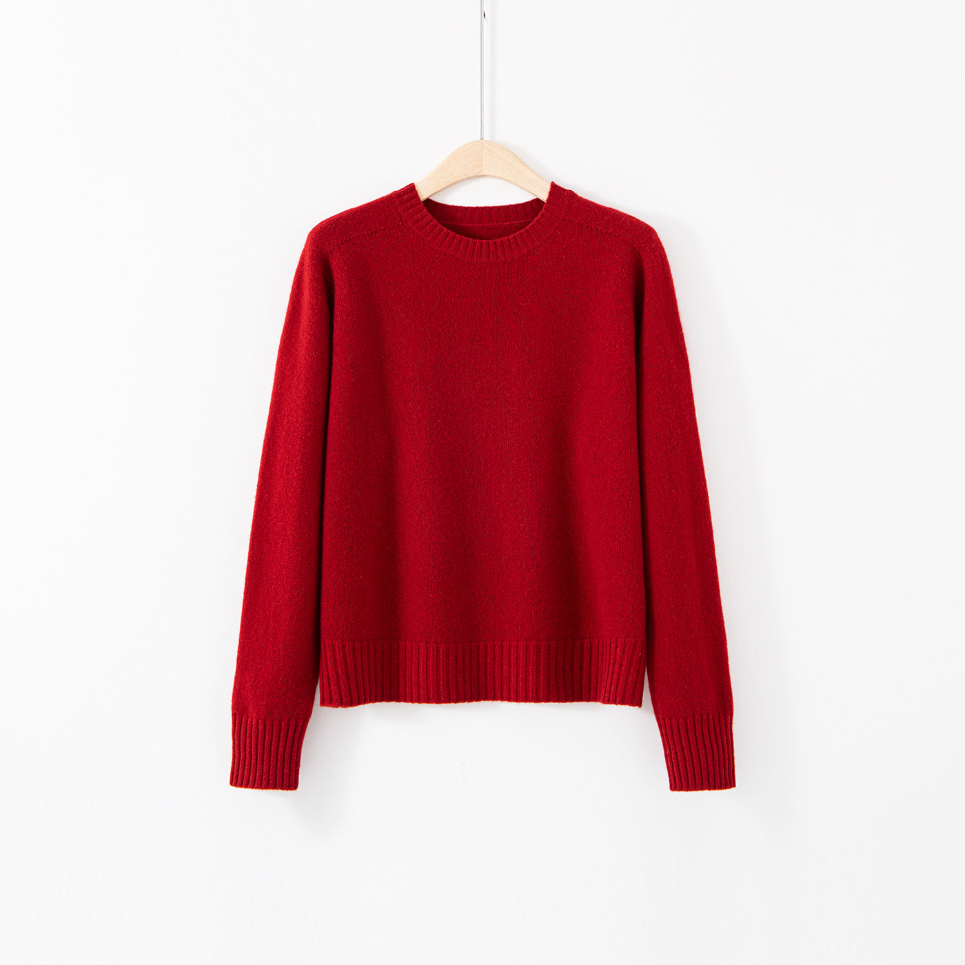 Crew-neck Long-sleeve Top Relaxed-fit Base Layer